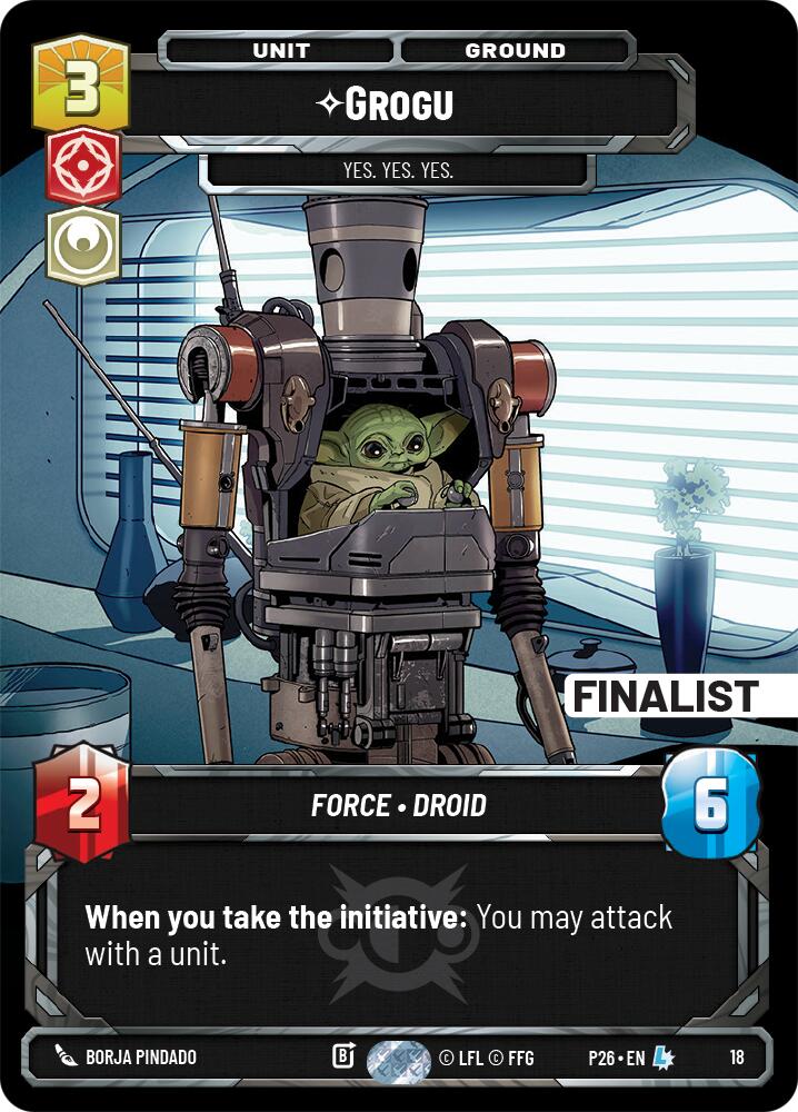 Grogu -  Yes. Yes. Yes. (Finalist)