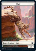 Cat // Goblin Construct Double-Sided Token