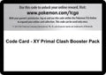 Code Card - Primal Clash Booster Pack