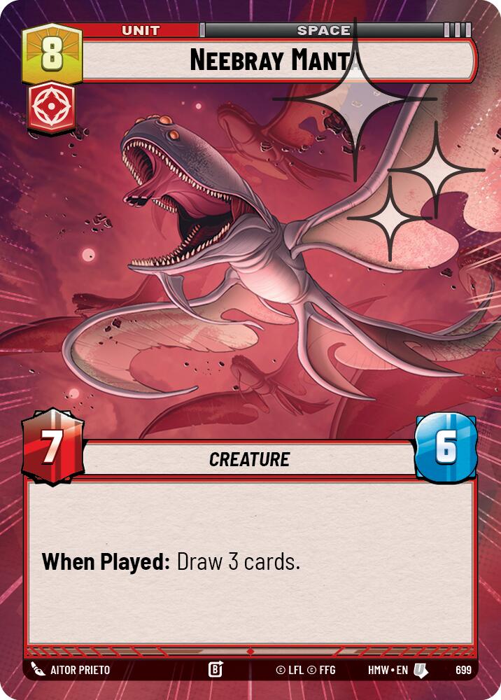 Neebray Manta (Hyperspace Foil) [Homeworlds]