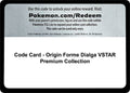 Code Card - Origin Forme Dialga VSTAR Premium Collection