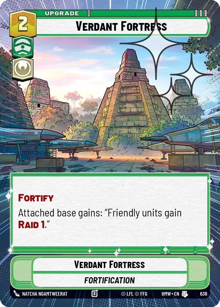 Verdant Fortress (Hyperspace Foil) [Homeworlds]