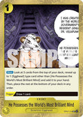 He Possesses the World's Most Brilliant Mind (Pirate Foil)