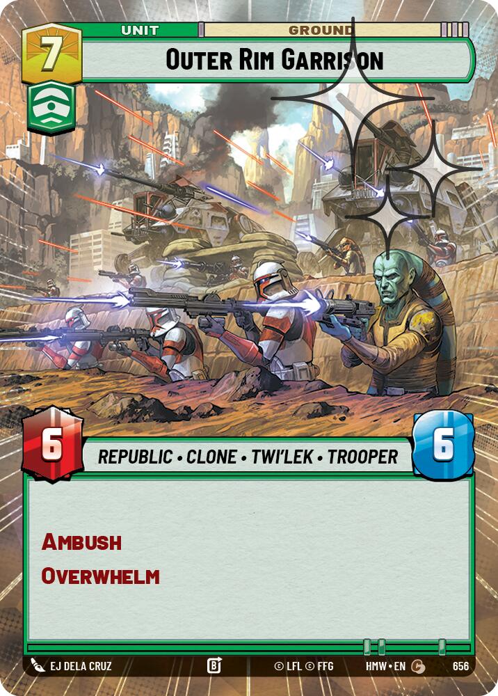 Outer Rim Garrison (Hyperspace Foil) [Homeworlds]