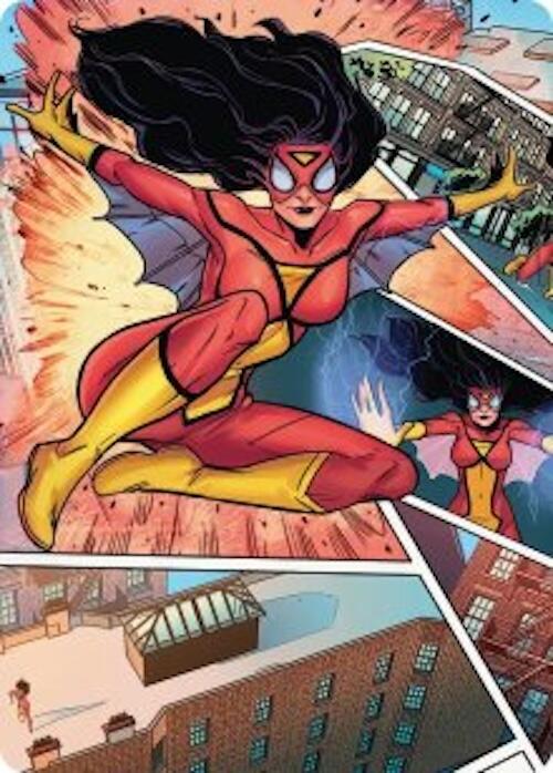 Spider-Woman, Stunning Savior Art Card