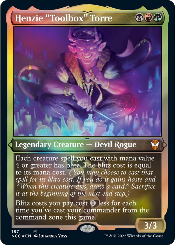 Henzie "Toolbox" Torre (Display Commander) - Thick Stock