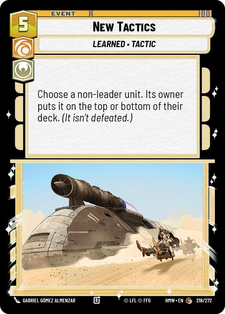 New Tactics [Homeworlds]