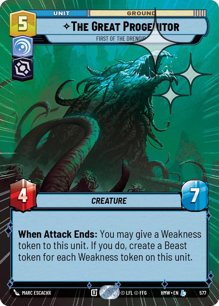 The Great Progenitor - First of the Drengir (Hyperspace Foil) [Homeworlds]