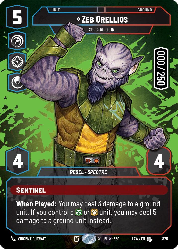 Zeb Orellios - Spectre Four (Serialized)