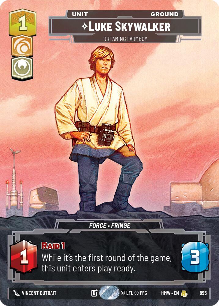 Luke Skywalker - Dreaming Farmboy (Prestige Foil) [Homeworlds]