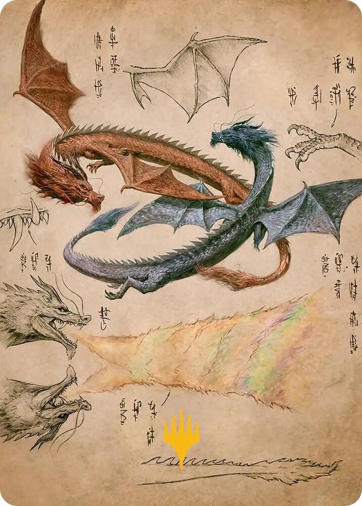 Ran and Shaw Art Card (Gold-Stamped Planeswalker Symbol)