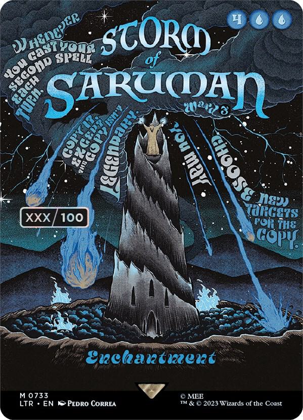 Storm of Saruman (Borderless Poster) (Serial Numbered)