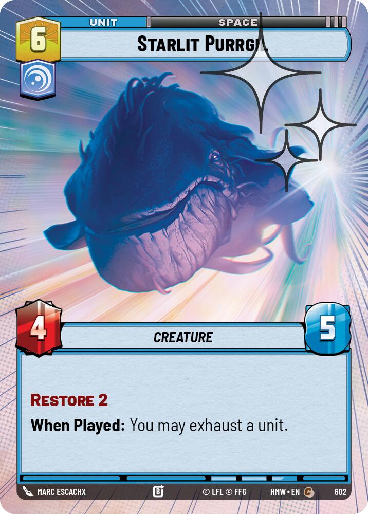 Starlit Purrgil (Hyperspace Foil) [Homeworlds]