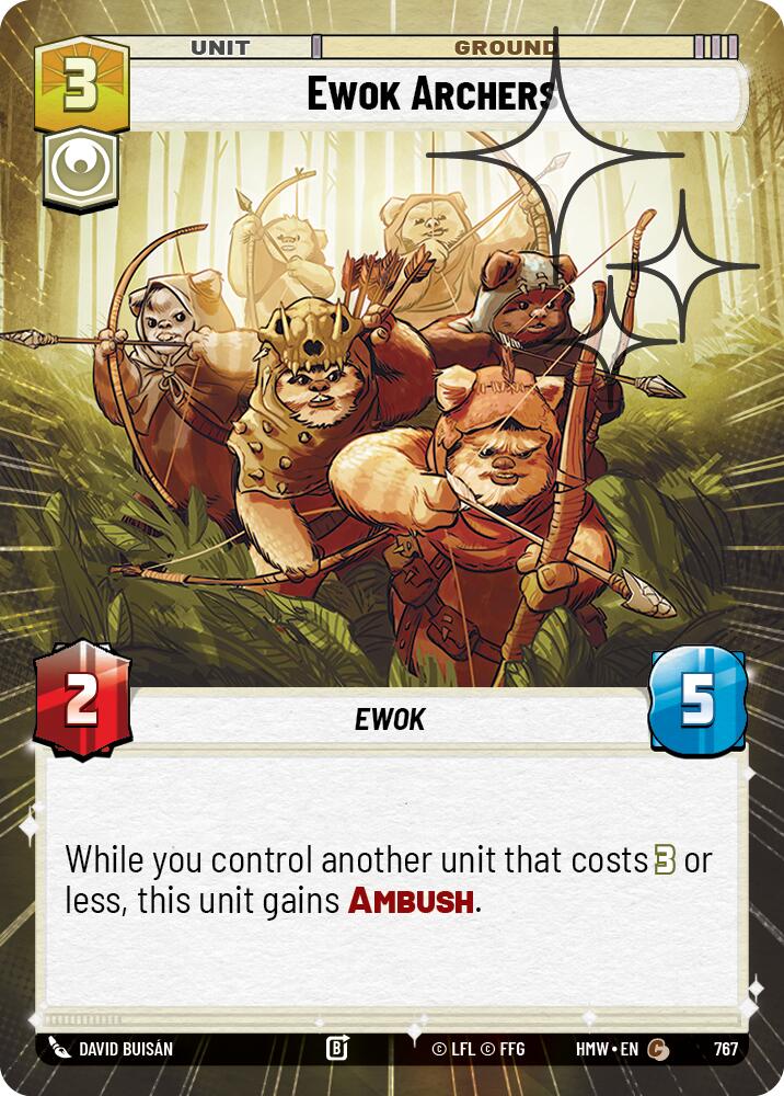 Ewok Archers (Hyperspace Foil) [Homeworlds]