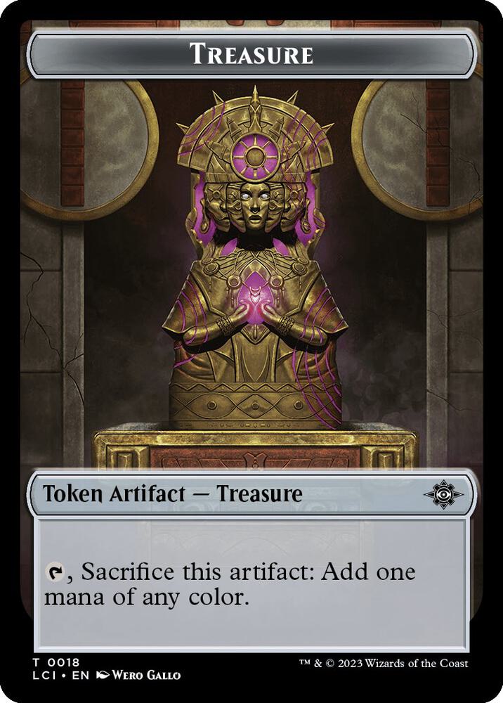 Treasure (0018) // Bat Double-Sided Token