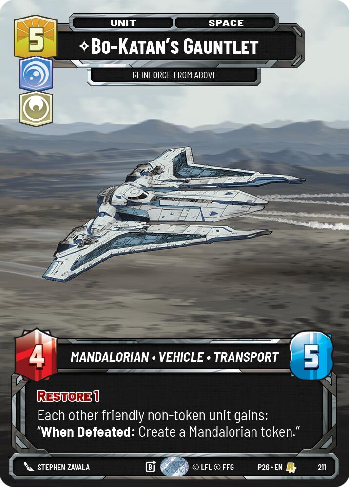 Bo-Katan's Gauntlet - Reinforce from Above
