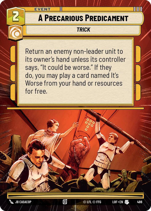 A Precarious Predicament (Hyperspace)