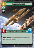 Invasion Lander (Hyperspace) [Homeworlds]