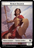 Human Soldier // Elemental (0037) Double-Sided Token [Commander Masters]
