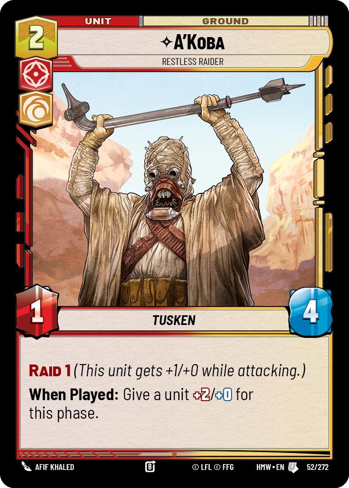 A'Koba - Restless Raider [Homeworlds]