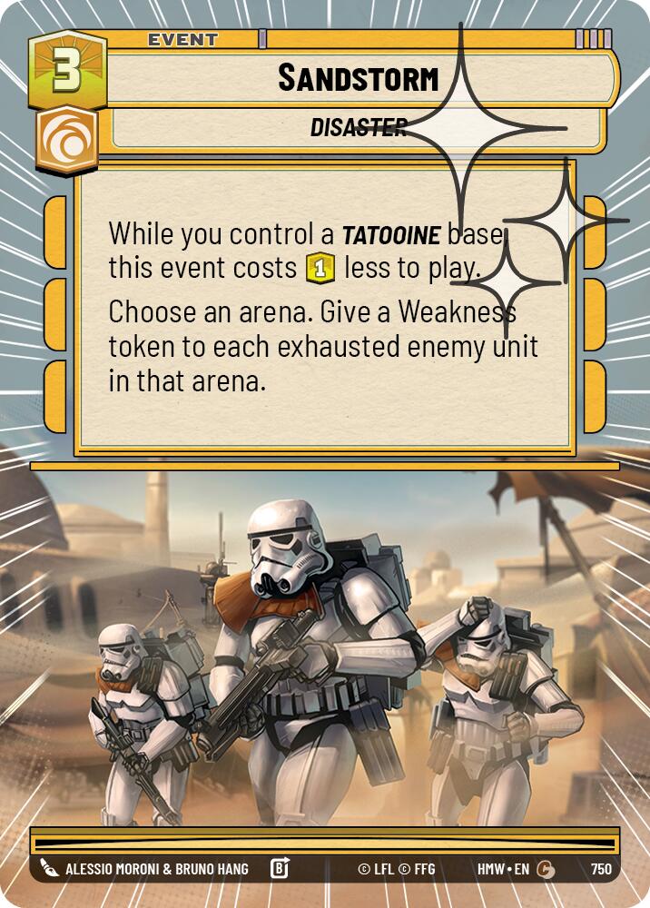 Sandstorm (Hyperspace Foil) [Homeworlds]