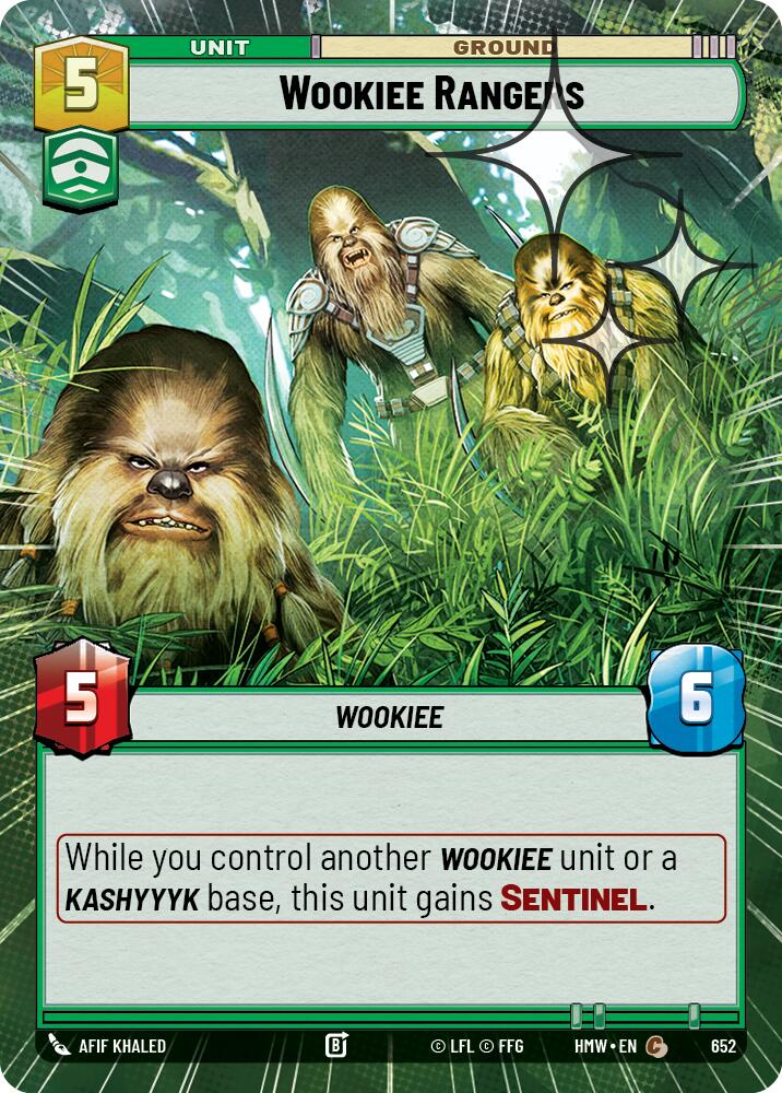 Wookiee Rangers (Hyperspace Foil) [Homeworlds]
