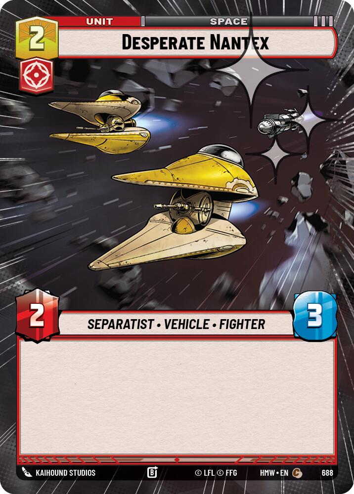 Desperate Nantex (Hyperspace Foil) [Homeworlds]