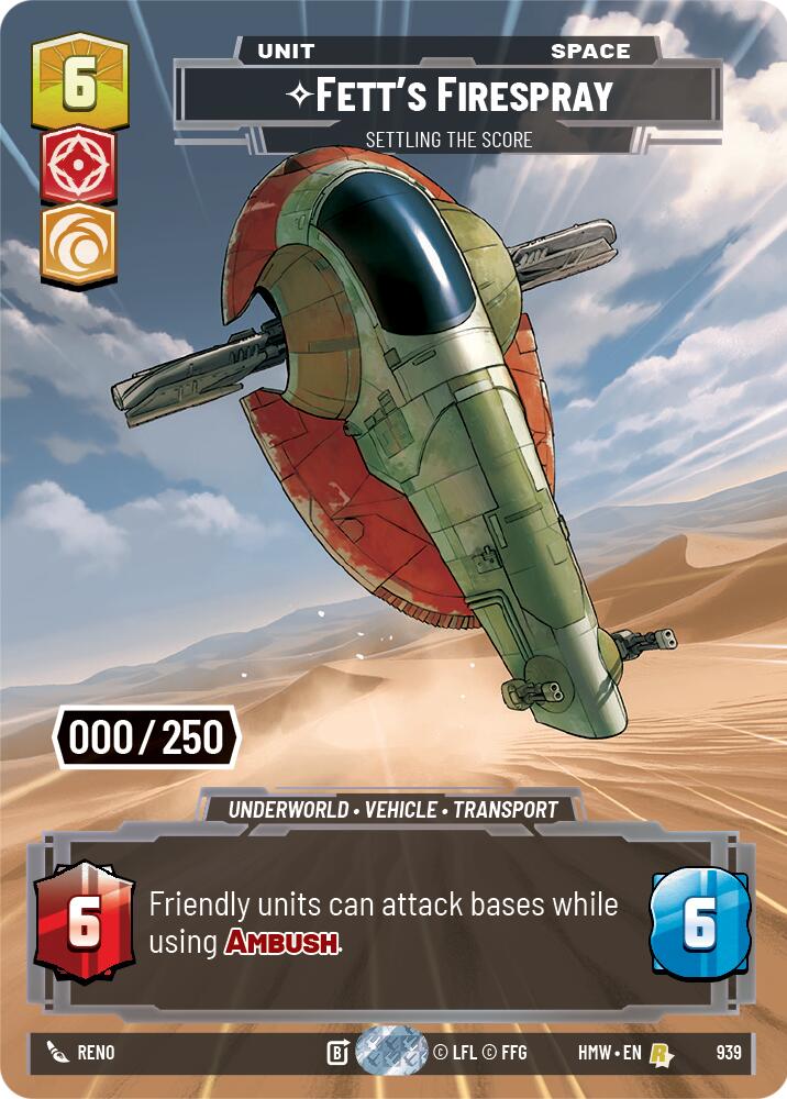 Fett's Firespray - Settling the Score (Serialized) [Homeworlds]