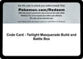 Code Card - Twilight Masquerade Build and Battle Box