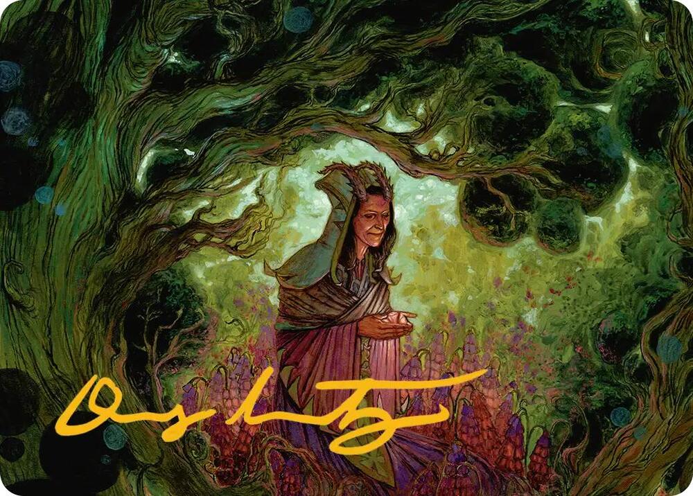 Bloom Tender Art Card (Gold-Stamped Signature)