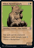Wilson, Refined Grizzly (Showcase)