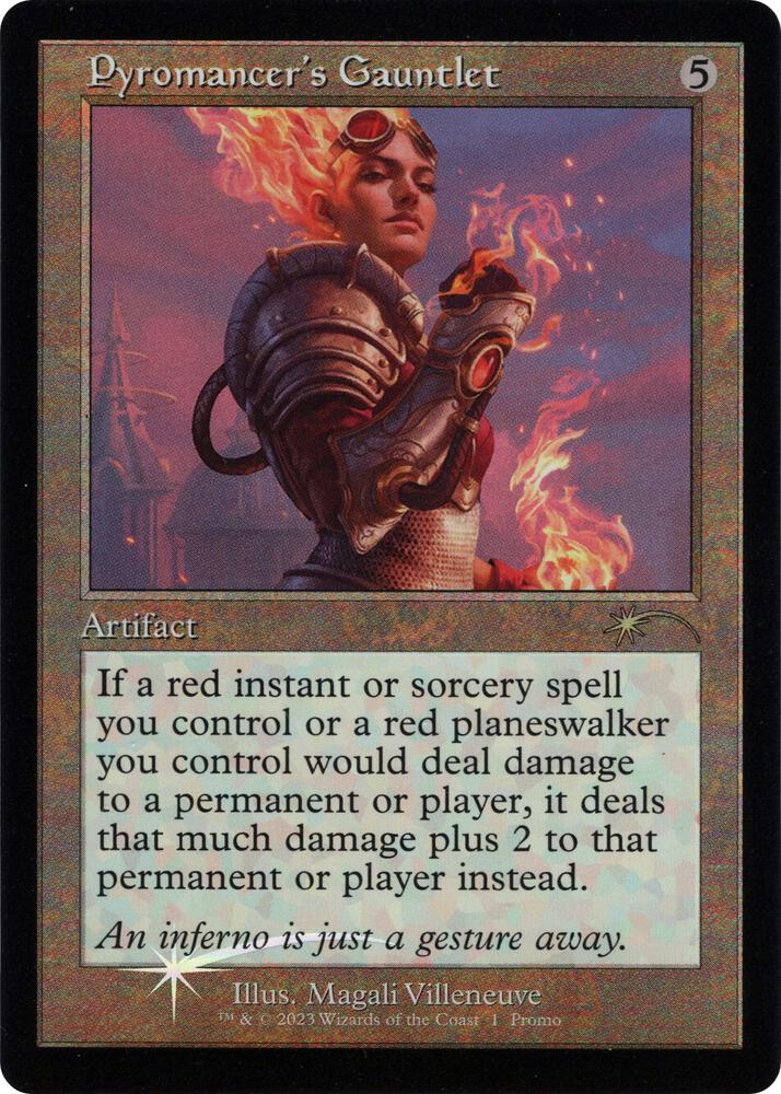 Pyromancer's Gauntlet (Retro Frame)