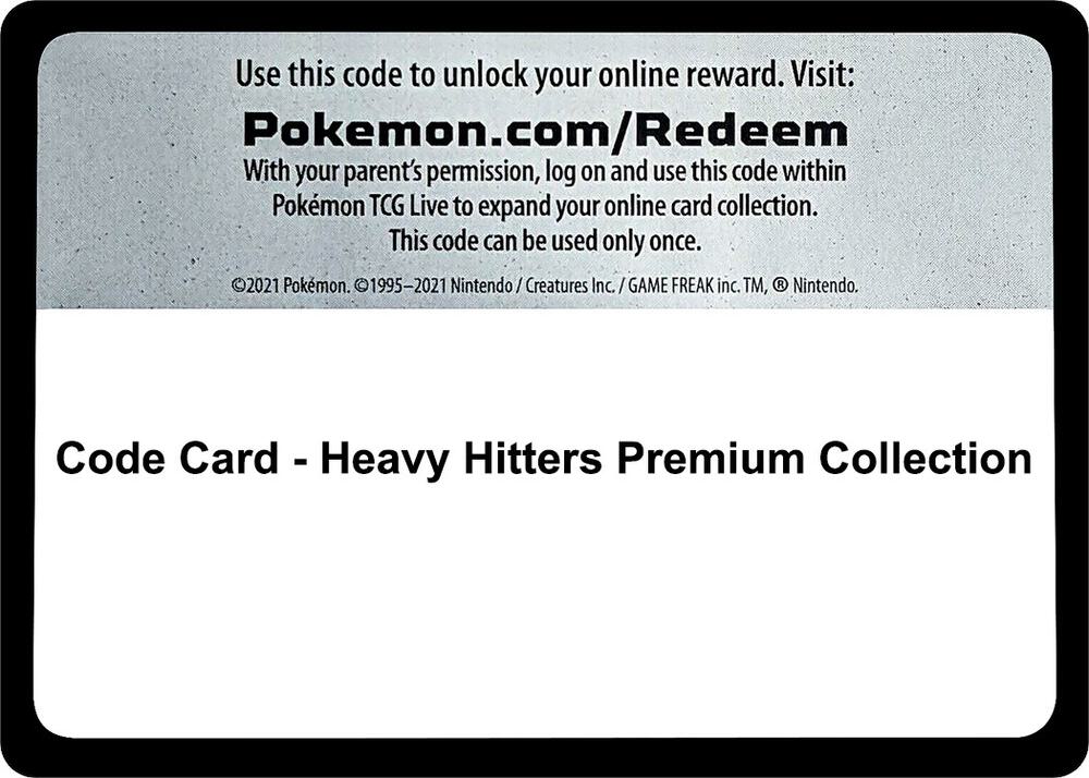 Code Card - Heavy Hitters Premium Collection