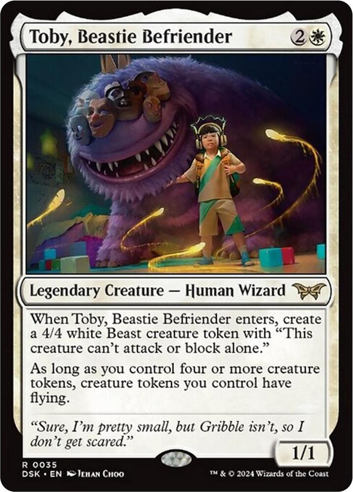Toby, Beastie Befriender