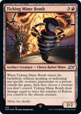 Ticking Mime Bomb (Galaxy Foil)