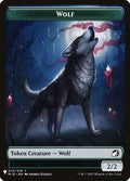 Wolf // Ashaya, the Awoken World Double-Sided Token