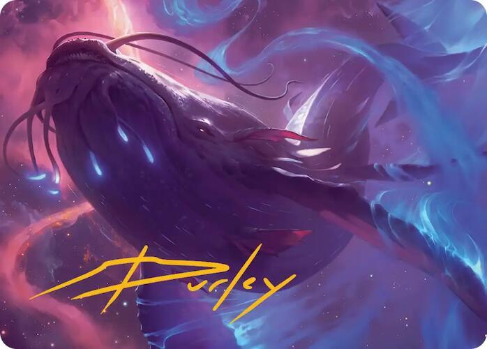 Starbreach Whale Art Card (Gold-Stamped Signature)