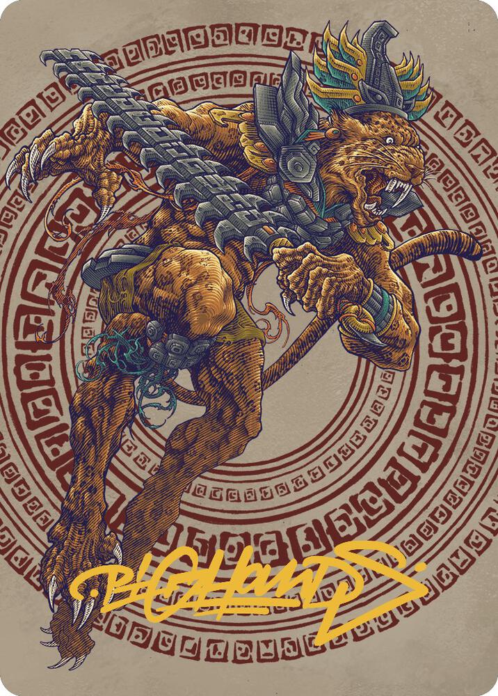 Sovereign Okinec Ahau Art Card (Gold-Stamped Signature)