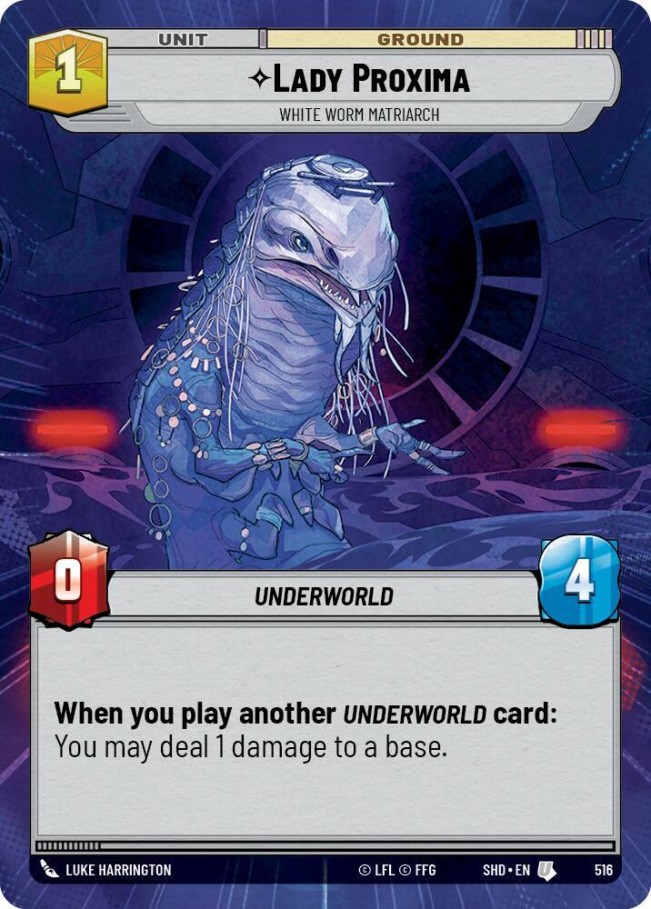 Lady Proxima - White Worm Matriarch (Hyperspace)