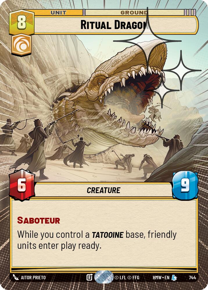 Ritual Dragon (Hyperspace Foil) [Homeworlds]