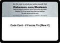 Code Card - V Forces Tin [Mew V]