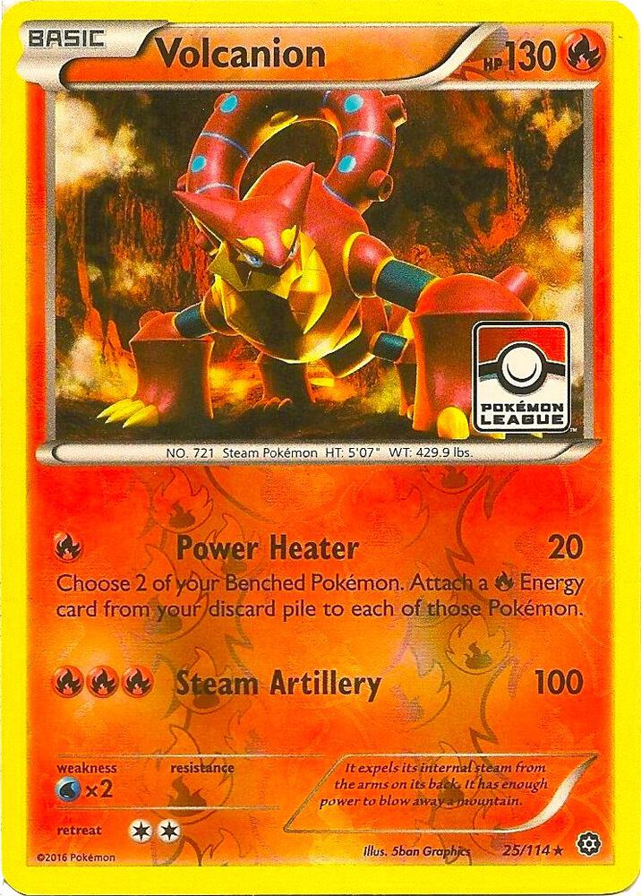 Volcanion - 25/114 (Pokemon League)