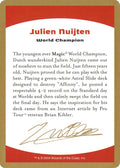 2004 Julien Nuijten Biography Card