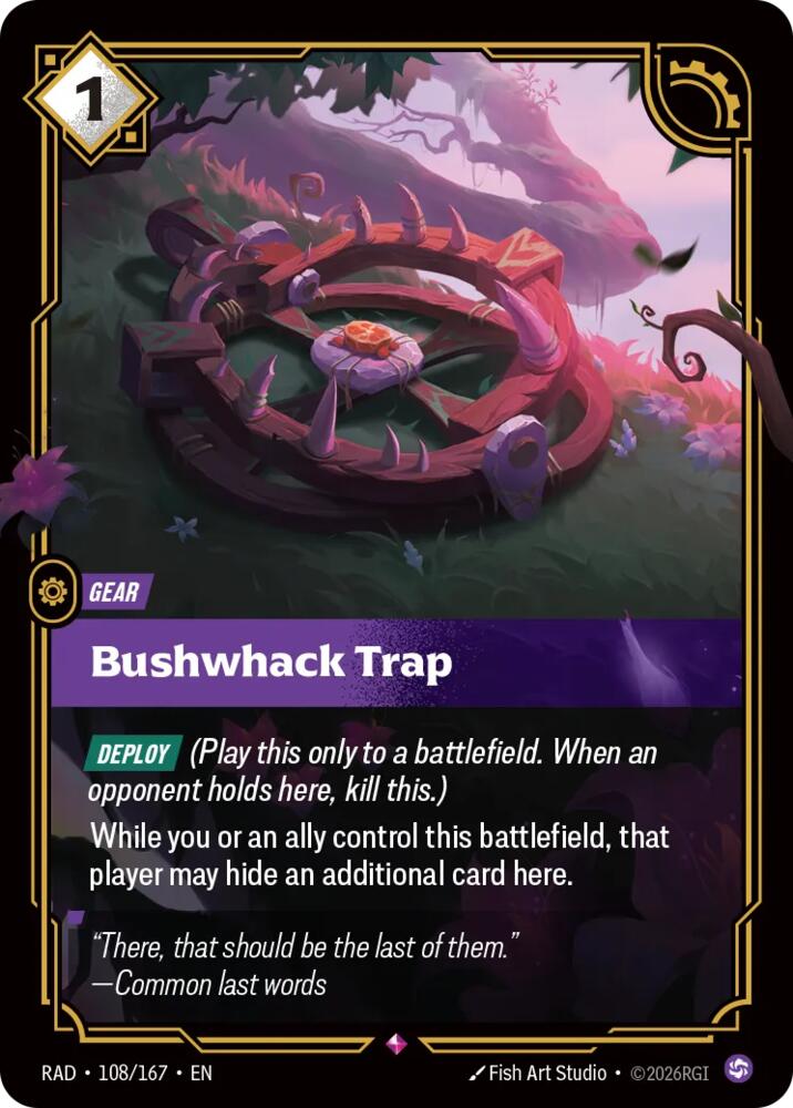Bushwhack Trap [Radiance]