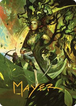 Titania's Command Art Card (Gold-Stamped Signature)