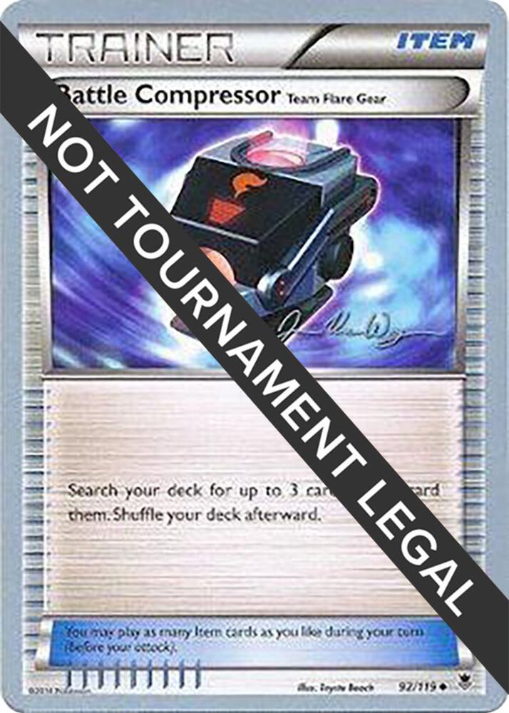 Battle Compressor (Team Flare Gear) - 2015 (Jacob Van Wagner)