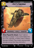 Fett's Firespray - Feared Silhouette (Foil)