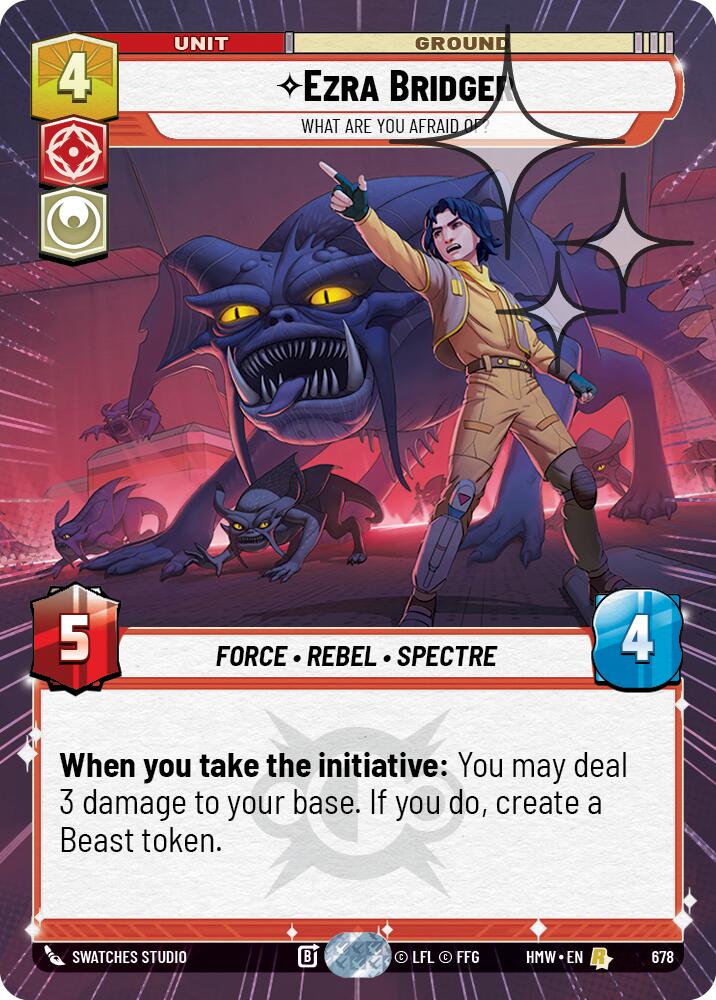 Ezra Bridger - What Are You Afraid Of? (Hyperspace Foil) [Homeworlds]