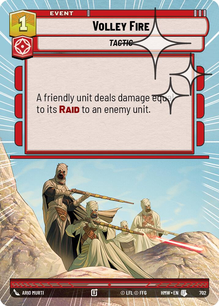 Volley Fire (Hyperspace Foil) [Homeworlds]