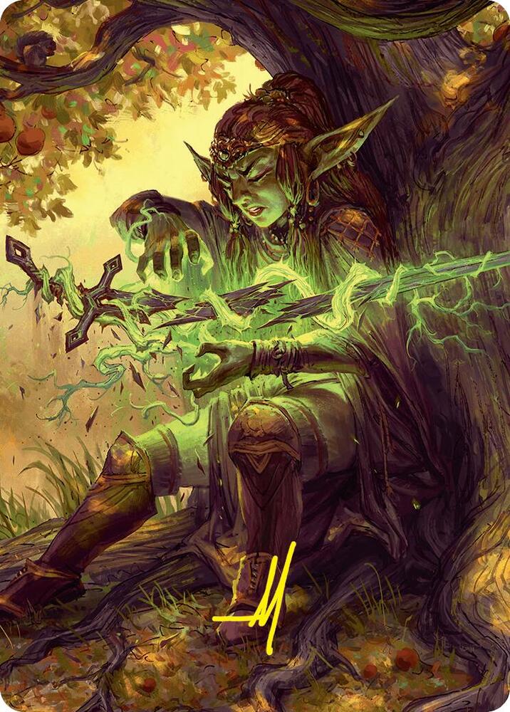 Reclamation Sage Art Card (45/54) (Gold-Stamped Signature)